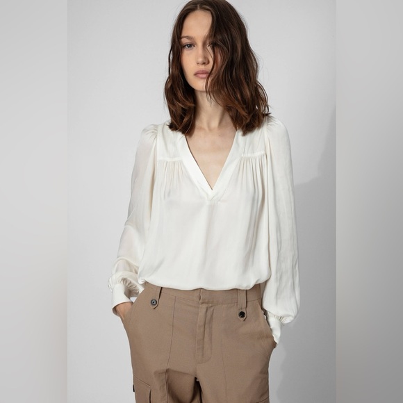 Zadig & Voltaire Tops - Zadig & Voltaire Telia Satin Top